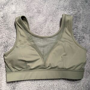 Cleo Harper Olive Green rise bralette medium